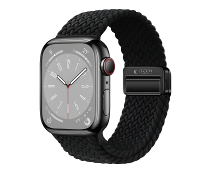 Pasek i akcesoria do zegarków TECH-PROTECT Nylonmag do Apple Watch 40/41/42 mm Black 5906302312870